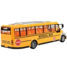 RC ferngesteuerter gelber Schulbus mit Lichteffekten und Akku 27MHz 40cm Bild 3