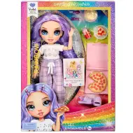 Rainbow High Jr: Pyjamaparty Violet Modepuppe