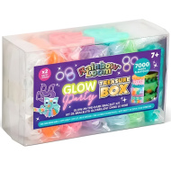 Rainbow Loom: Bastelset für im Dunkeln leuchtende Gummiarmbänder