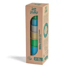 RePlay recyceltes 8-teiliges Stapelbecher-Pyramiden-Spiel Bild 2