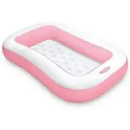 Rechteckiges rosa Kinderbecken 166x100x25cm - Intex
