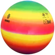 Regenbogenmuster BioBall Gummiball 23cm