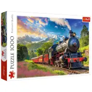 Reise zwischen den Bergen mit dem Zug 1000-teilige Puzzle – Trefl