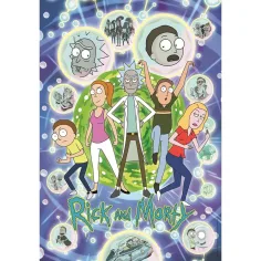 Rick und Morty 1000-teiliges Puzzle - Clementoni Bild 2