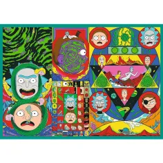 Rick und Morty Verrückte Abenteuer 4x250-teiliges Puzzle - Trefl Bild 3