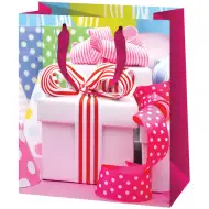 Rosa Geschenke normale Größe exklusive Geschenktasche 11x6x14cm