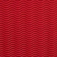 Rote Dekoration 3D-Wellpappe B2 50x70cm 1 Stück