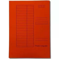 Rote Mappe mit Schnurverschluss, A4, 230 g/m²