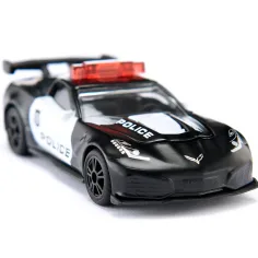 SIKU Chevrolet Corvette ZR1 Polizei Spielzeugauto 1/64 Bild 3