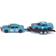 SIKU Dodge Charger + Dodge Challenger SRT Racing Spielzeugauto Zweierset 1/55
