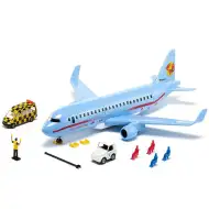 SIKU Handels-Passagierflugzeug mit Zubehör 1/87