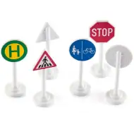 SIKU KRESZ Verkehrsschilder-Set 1/55