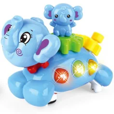 Schaukelnder Elefanten-Babyspielzeug mit Licht- und Toneffekten Bild 2