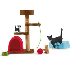 Schleich: Farm World - Spielerlebnis für niedliche Katzen Spielset (42501) Bild 2