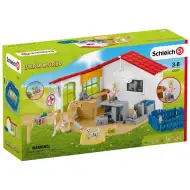 Schleich: Farm World - Tierarztpraxis mit Fohlen und Haustieren (42502)