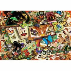 Schmetterlingssammler HQC 500-teiliges Puzzle - Clementoni Bild 2