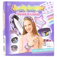 Schmuckdesigner: Stirnband-Herstellungsset mit bunten Perlen und Zubehör