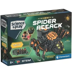 Science & Play: Angreifende Roboter-Spinne Spielset - Clementoni