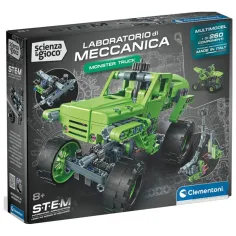 Science & Play: Mechanische Werkstatt - Monstertruck-Bausatz - Clementoni