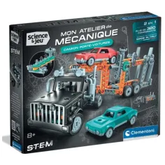 Science & Play: Mechanische Werkstatt - Transport-LKW-Bausatz - Clementoni