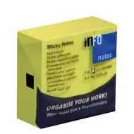 Selbstklebender Notizblock 50x50mm 240 Blatt gelb
