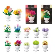 Sluban Bauspielzeug - Sammelbare Topfblumen