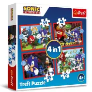 Sonic der Igel 4-in-1 Puzzle - Trefl