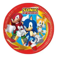 Sonic der Igel 8er-Papierteller-Set 23cm