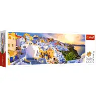 Sonnenuntergang auf Santorini 1000-teilige Panorama-Puzzle - Trefl