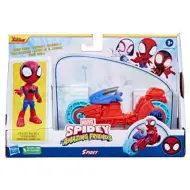 Spider-Man: Spidey und seine Super-Freunde Spidey Spielfigur mit Motorrad - Hasbro