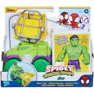 Spider-Man: Spidey und seine fantastischen Freunde - Hulk Actionfigur mit Fahrzeug - Hasbro