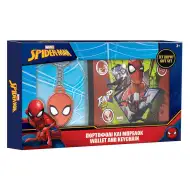Spiderman-Geldbörse mit Schlüsselanhänger Geschenkset