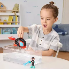 Spidey und seine Super-Freunde: Waterwebs-Figuren und farbwechselnde Fahrzeuge – Spin Dolphin – Hasbro Bild 4