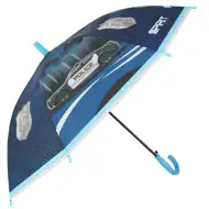 Spirit: Automatischer Regenschirm mit Polizeiauto-Muster 19" 66cm