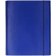 Spirit: Blaue Gummiband-Kartonmappe A4 mit 30mm Dicke