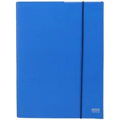 Spirit: Blaue Gummibandmappe im A4-Format