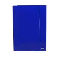 Spirit: Blaue Gummimappe in A4-Größe