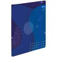 Spirit: Blaue Kreis Gummimappe A/4