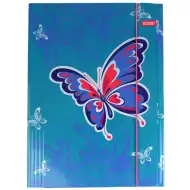 Spirit: Blue Butterfly Gummibandmappe A/4