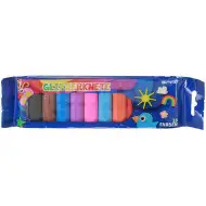 Spirit: Buntes glitzerndes Modellierknetset 10-teilig 200g