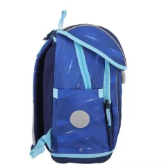 Spirit: Champ League Schultasche/Rucksack mit Fußballmuster und Magnetverschluss, 49 x 21 x 40 cm Bild 2