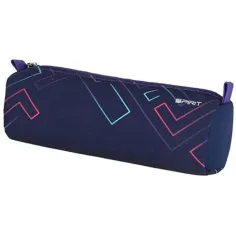 Spirit: Color Lines Schultasche, Rucksack mit bunten Linien auf lila Grund, 4-teiliges Set, 41x20x32 cm Bild 4
