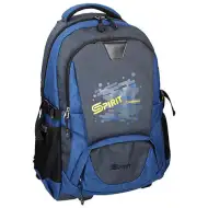Spirit: Crew blau und grau abgerundeter Schulranzen, Rucksack