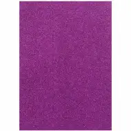 Spirit: Dekorative glitzernde Schaumstoffplatte in lila Farbe A/4 1 Stk.