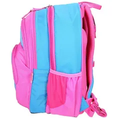 Spirit: Ergonomischer Schulranzen mit Schmetterlingsmuster in Rosa-Blau mit 4 Fächern Bild 3