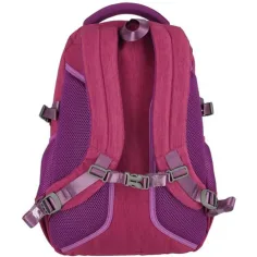 Spirit: Etty malvenfarbener, abgerundeter Schulranzen mit vier Fächern, Rucksack 45x35x18cm Bild 2