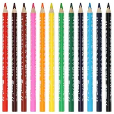 Spirit: Jumbo dreieckige Buntstifte 12er-Set Bild 2
