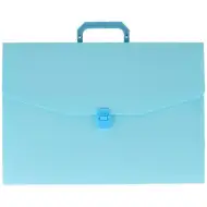 Spirit: Klassische pastellblaue Aktenmappe mit Griff A4