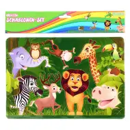 Spirit: Kreative Kunststoff-Zeichenschablone für Safari-Tiere