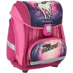 Spirit: Magisches Einhorn 3D-Muster ergonomisches 5-teiliges Schulranzen-Set mit LED-Beleuchtung 34x22x41cm Bild 5